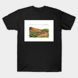 Peaceful Scenic Acrylic Art Landscapes Reproductions T-Shirt